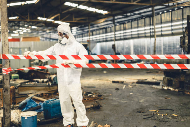 Professional Biohazard technician working in New Gretna, NJ